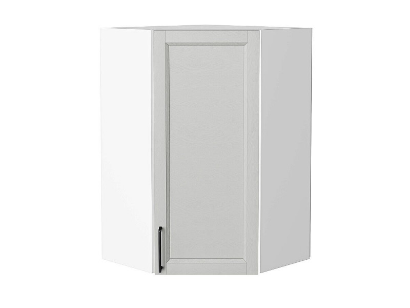 920*600*600Шкаф верхний угловой Сканди Grey Silkwood/Белый