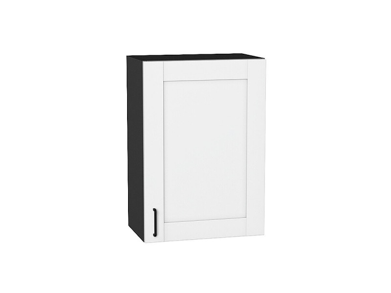 Кухня 716*500*Шкаф верхний с 1-ой дверцей Лофт Super White/Graphite
