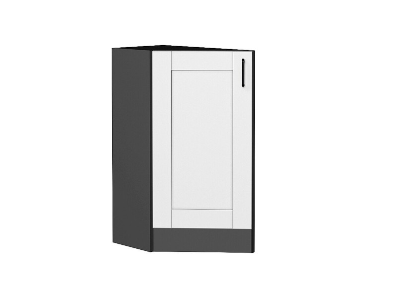 Кухня 816*296*Шкаф нижний торцевой Лофт Super White/Graphite