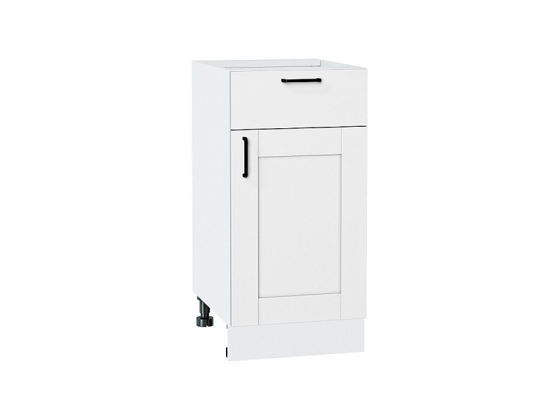 Кухня 816*400*Шкаф нижний с 1-ой дверцей и ящиком Лофт Super White/Белый