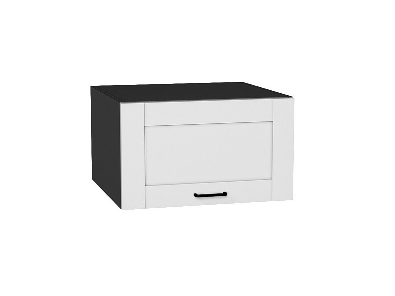Кухня 358*600*Шкаф верхний горизонтальный глубокий Лофт Super White/Graphite