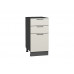 816*400* Шкаф нижний с 3-мя ящиками Флэт Cashmere In 2S Graphite