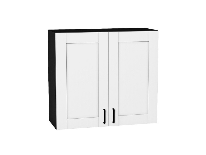 Кухня 716*800*Шкаф верхний с 2-мя дверцами Лофт Super White/Graphite