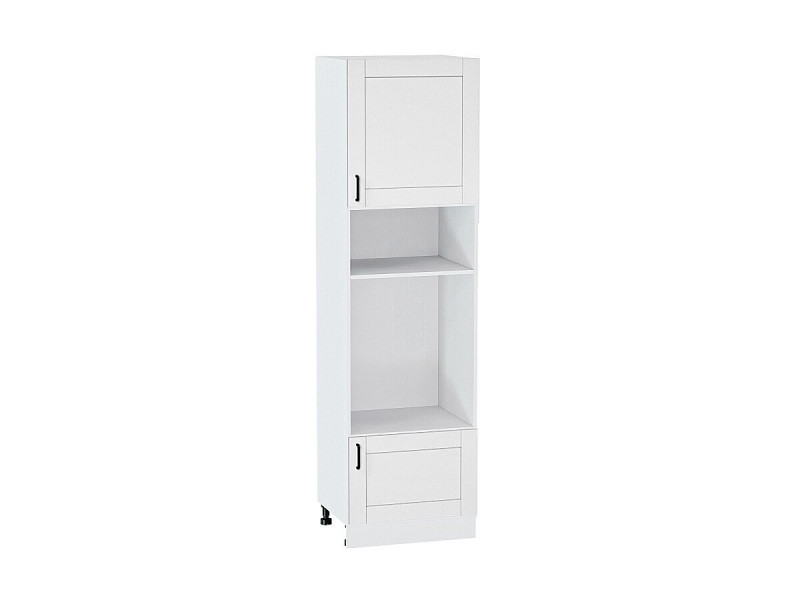 Кухня 2132*600*Шкаф пенал с 1-ой дверцей и ящиком под технику Лофт Super White/Белый