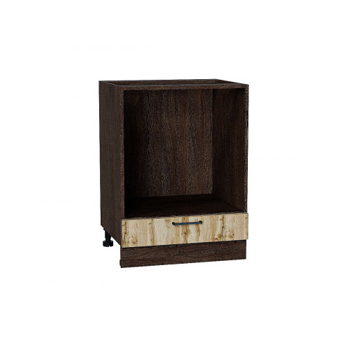 816*600* Шкаф нижний под духовку Флэт Wotan Oak 2S Graphite (816*600*)