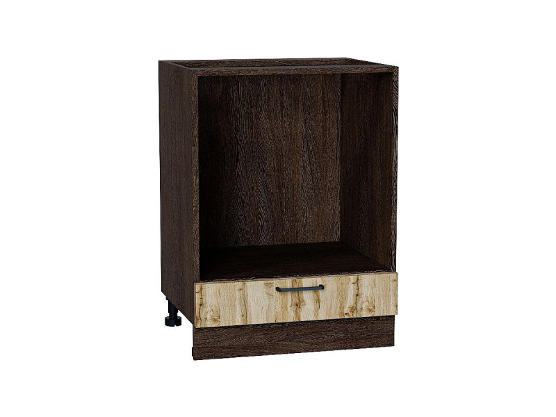 816*600* Шкаф нижний под духовку Флэт Wotan Oak 2S Graphite (816*600*)