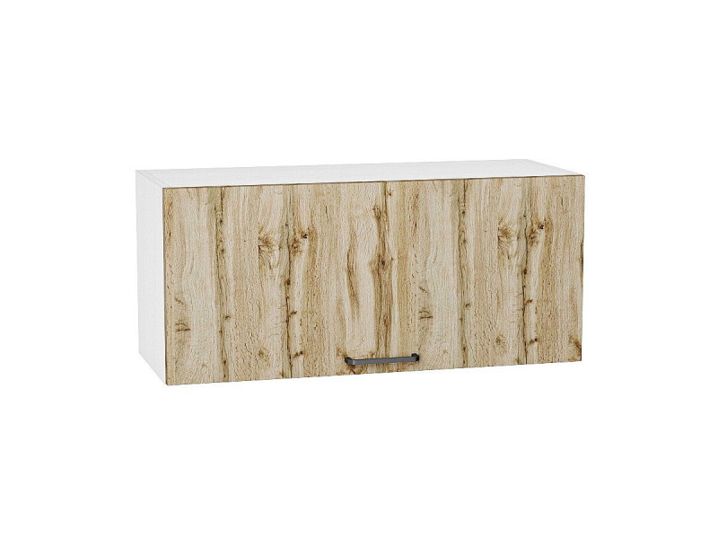 358*800* Шкаф верхний горизонтальный Флэт Wotan Oak 2S Белый